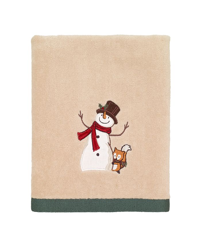 Avanti Friends Gather Holiday Cotton Hand Towel, 16" x 30" Macy's