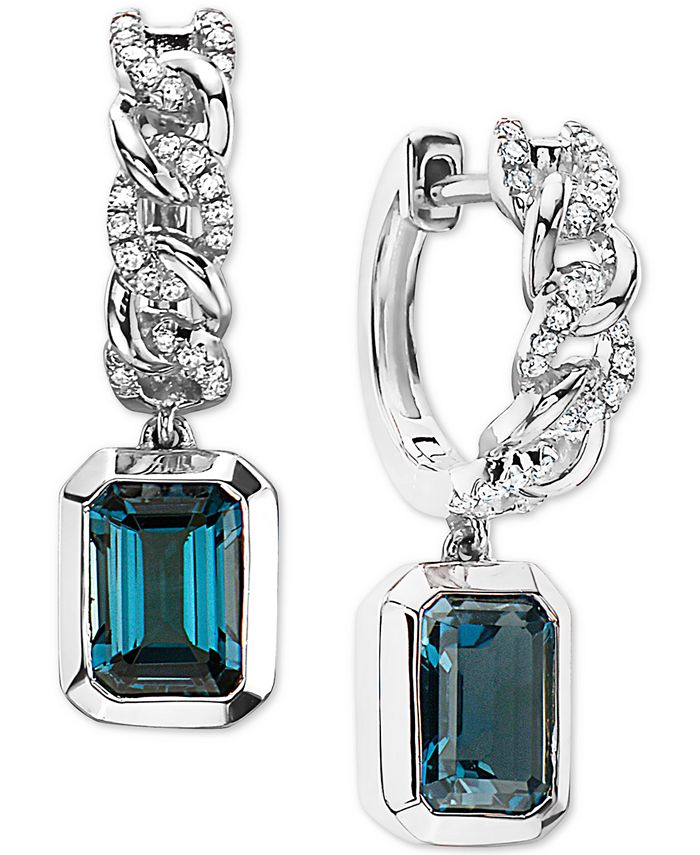 Effy london blue topaz deals earrings