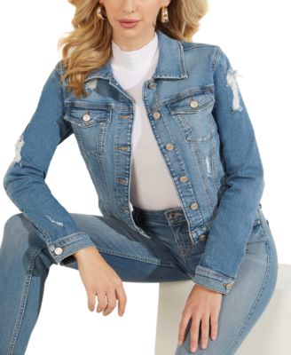 GUESS - Ripped Trucker Jacket