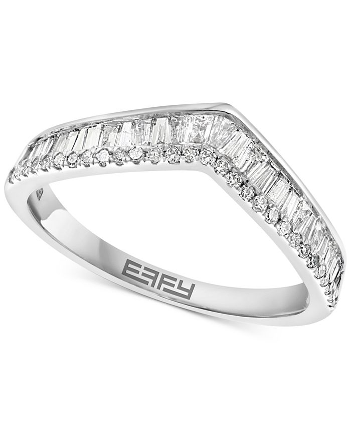EFFY Collection EFFY Diamond Chevron Ring 3 8 ct. t.w. in 14k