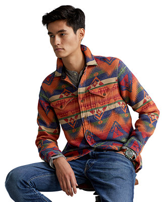 Polo Ralph Lauren Men's Classic-Fit Southwestern Jacquard Shirt