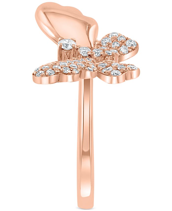 EFFY Collection - Diamond Butterfly Ring (1/2 ct. t.w.) in 14k Rose Gold