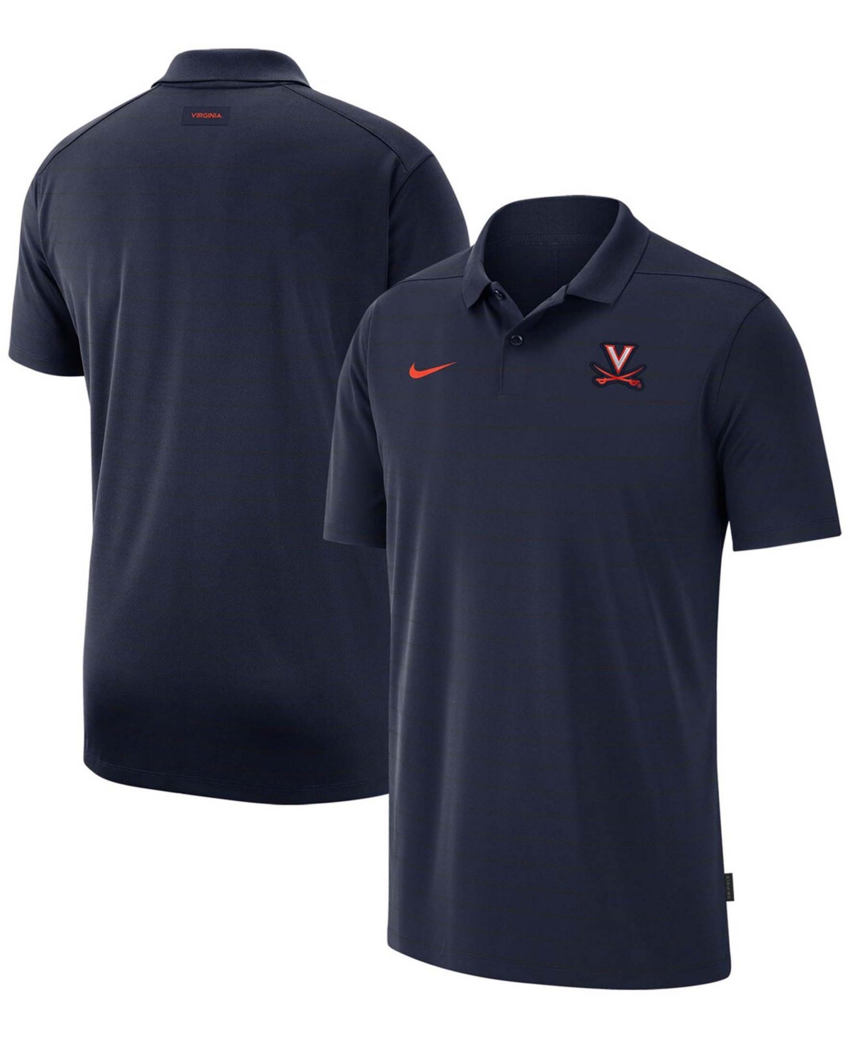 Men's Navy Virginia Cavaliers 2021 Early Season Victory Performance Coaches Polo