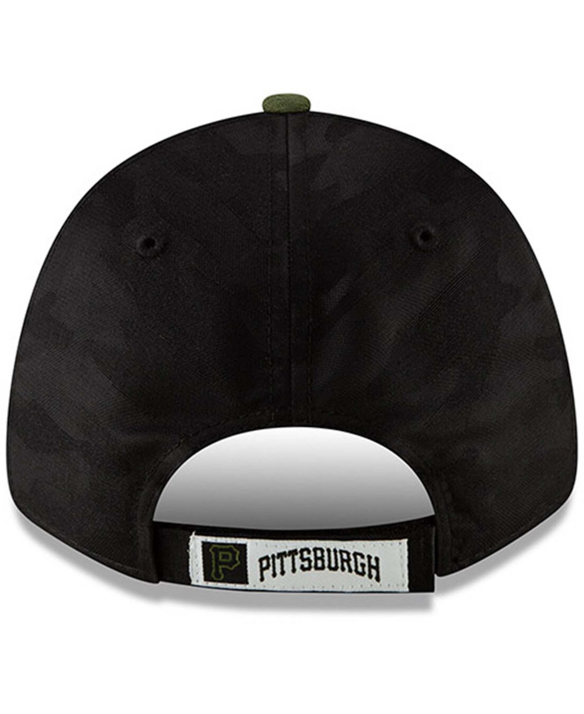 Shop New Era Men's Black, Green Pittsburgh Pirates Alternate 3 The League 9forty Adjustable Hat In Black,green