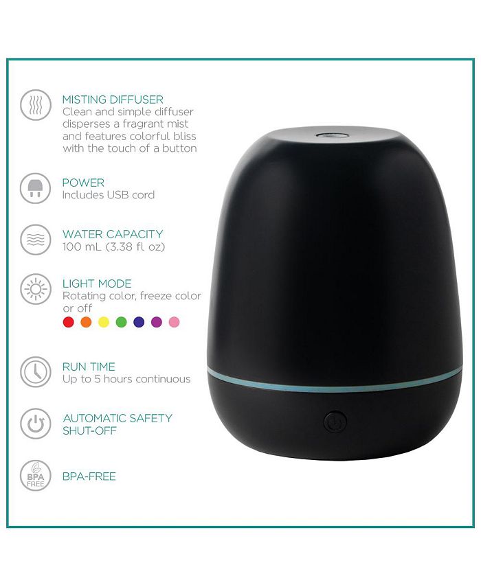 SpaRoom Mini Majesto Ultrasonic Essential Oil Aromatherapy Diffuser