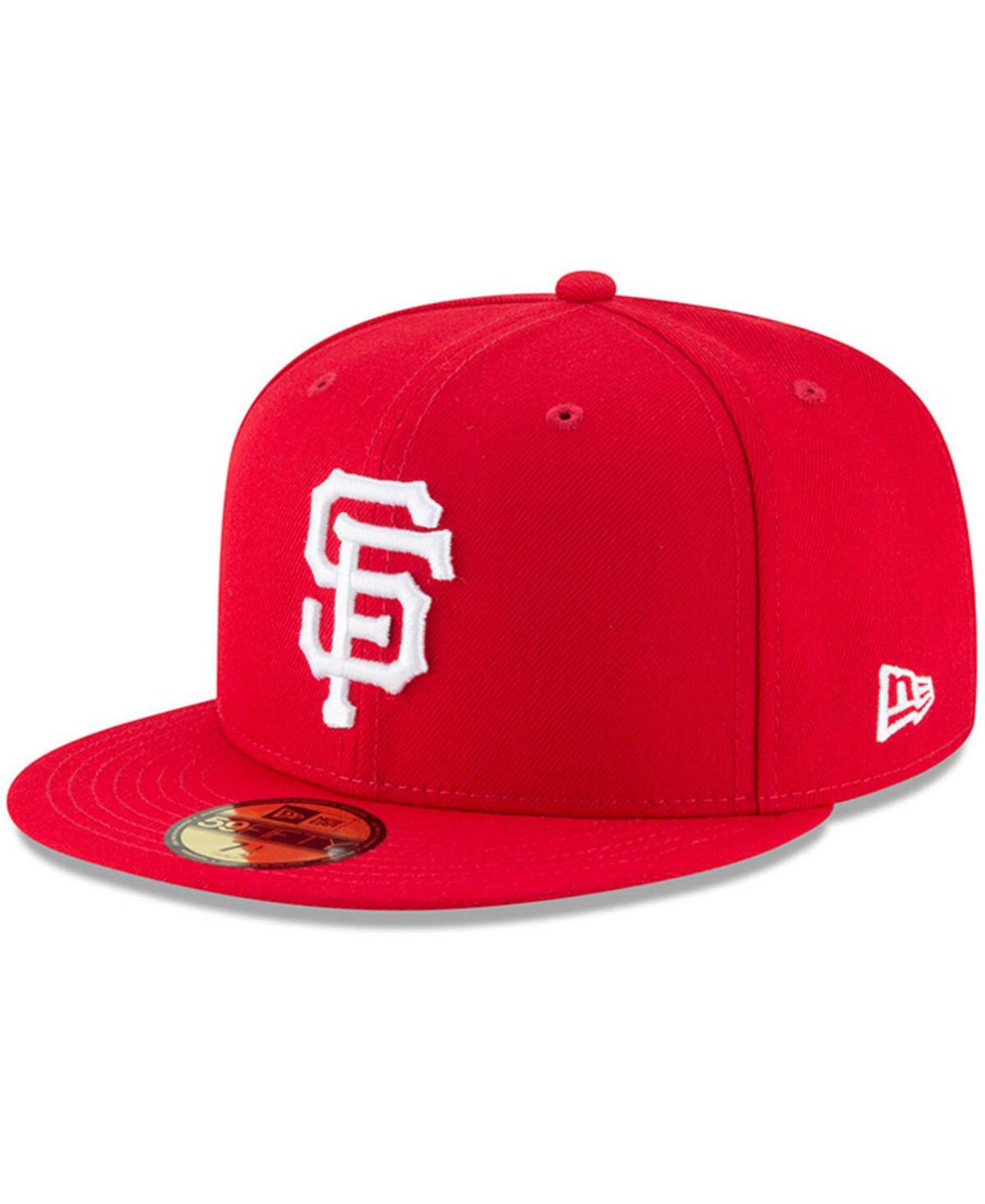 Мужская красная приталенная шляпа San Francisco Giants Fashion Color Basic 59 FIFTY