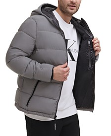 Men's High Shine Hooded Jacket  