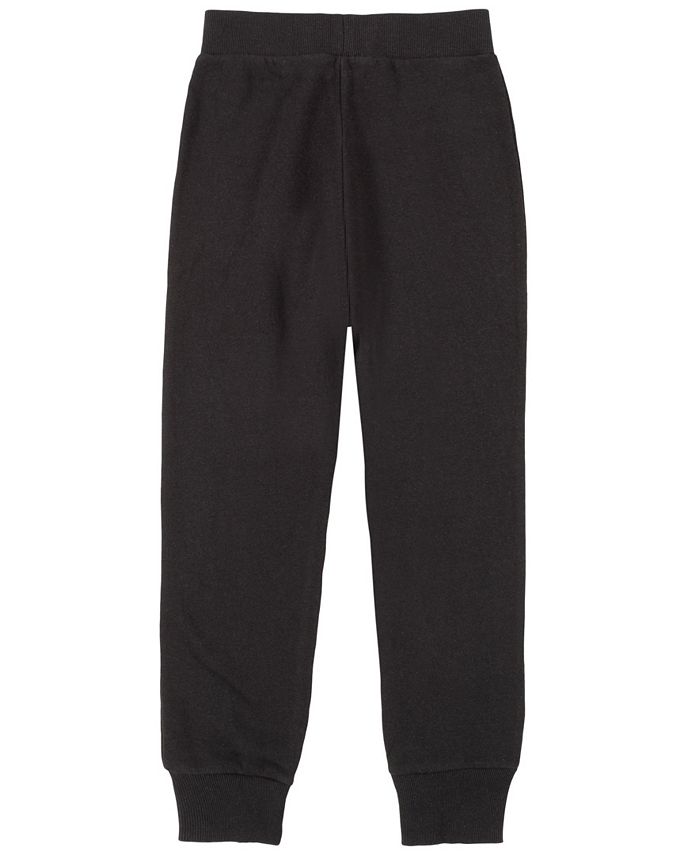 Calvin Klein Big Girls Monogram Logo Fleece Sweatpants - Macy's