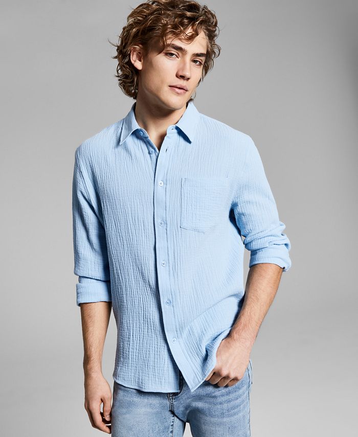 And Now This Men's LongSleeve Seersucker Shirt Macy's
