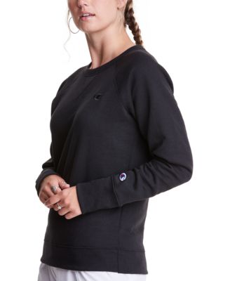 champion women's powerblend boyfriend crew sweatshirt