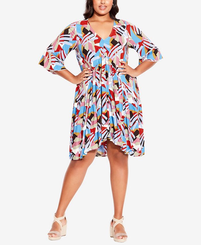 Avenue Plus Size Valencia Mini Dress Macy's
