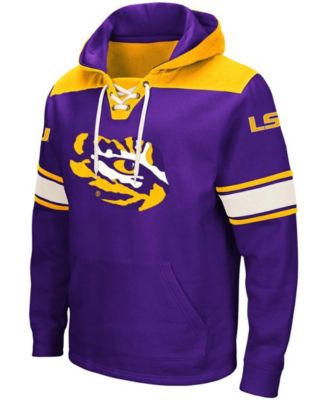 Men's Purple LSU Tigers 2.0 Lace-Up Hoodie