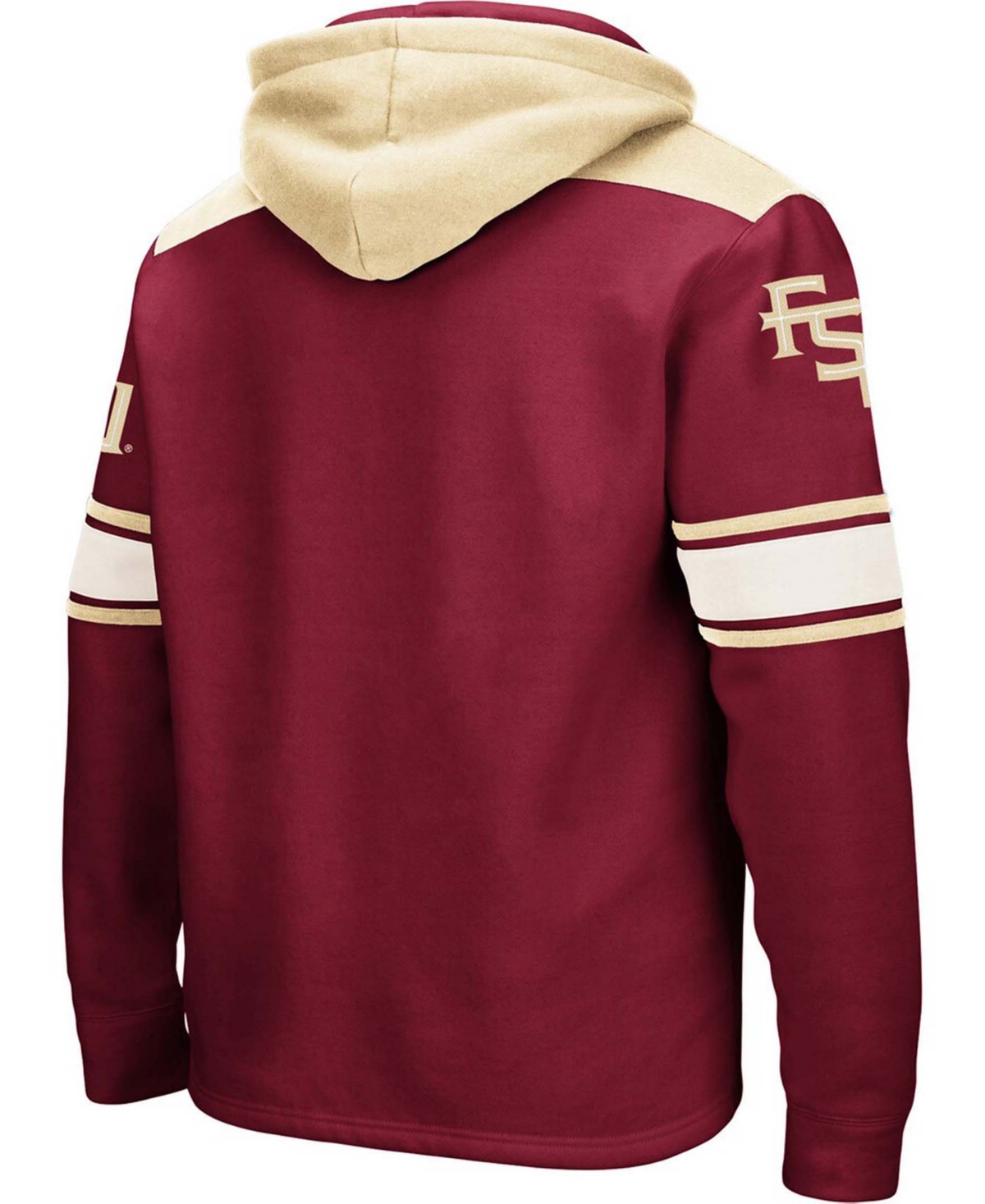 Colosseum Men's Garnet Florida State Seminoles 2.0 Lace-up Hoodie In Garnet