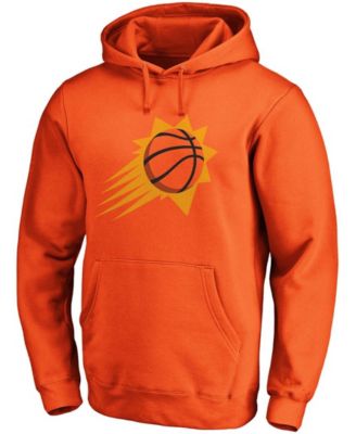Men's Orange Phoenix Suns Primary Team Logo Pullover Hoodie