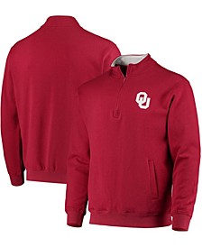Men's Crimson Oklahoma Sooners Tortugas Logo Quarter-Zip Jacket