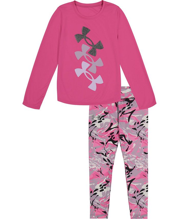 Under Armour Toddler Girls Wild Camo Logo Leggings Set Macy's