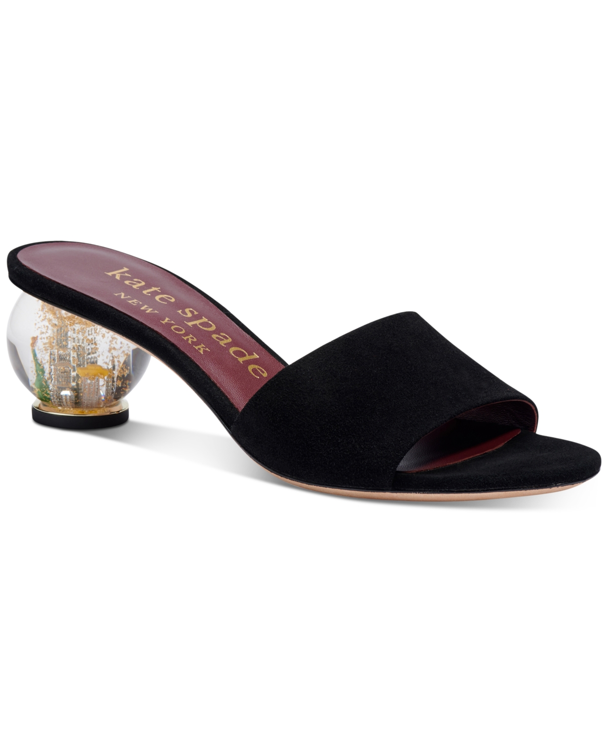 Shop Kate Spade Women's Polished Dress Sandals In Black