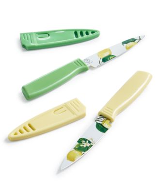 Martha Stewart Collection - Hello Sunshine Paring Knives, Set of 2