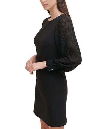Tommy hilfiger fancy pleated dress store