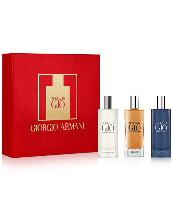 Giorgio Armani Men's 3-Pc. Acqua di Giò Discovery Gift Set - Macy's