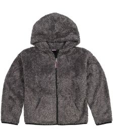 Big Girls Sherpa Zip Hoodie