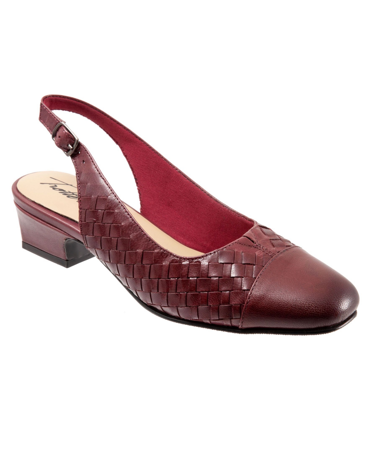 Women's Trotters Dea Woven pumps - Dark red