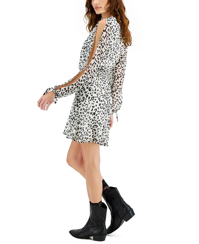 Tinsel Petite Printed SplitSleeve Surplice Dress Macy's