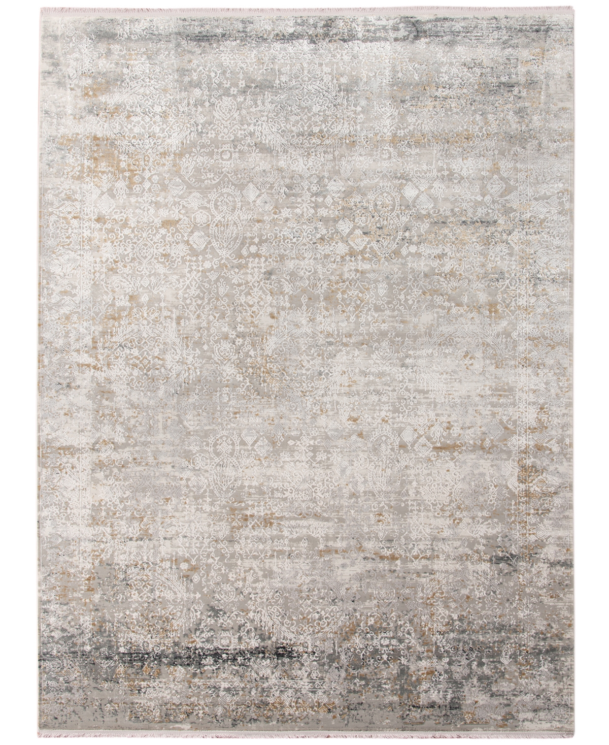 Amer Rugs Venice Via 4'11in x 7'6in Area Rug - Gray, Gold-Tone