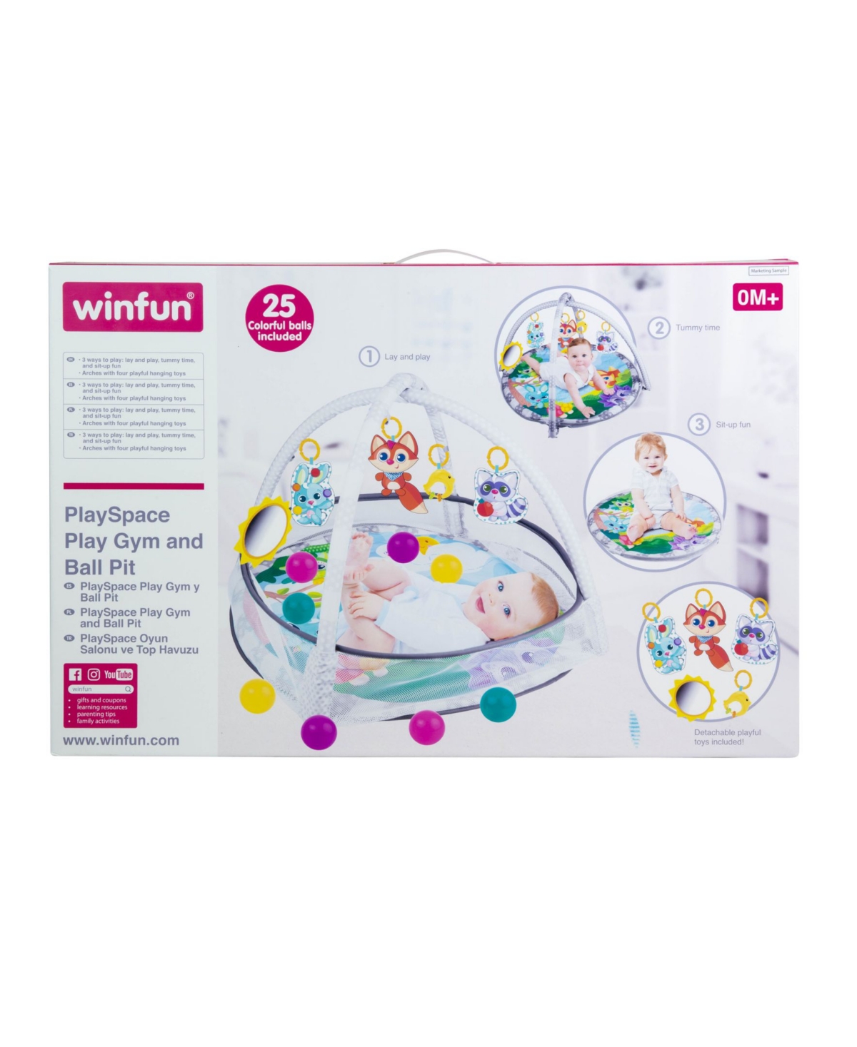 Shop Winfun Play Space Play Gym With Ball Pit In Multi