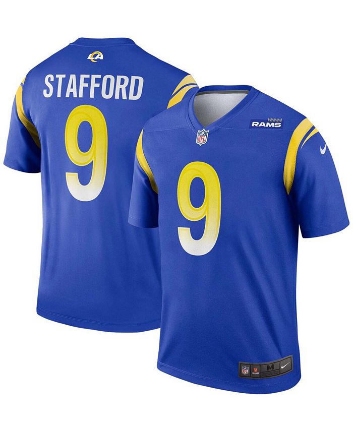 Nike Men's Matthew Stafford Royal Los Angeles Rams Legend Jersey - Macy's