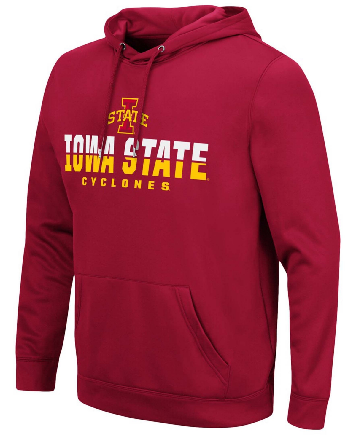 Colosseum Cardinal Iowa State Cyclones Lantern Pullover Hoodie In Cardinal