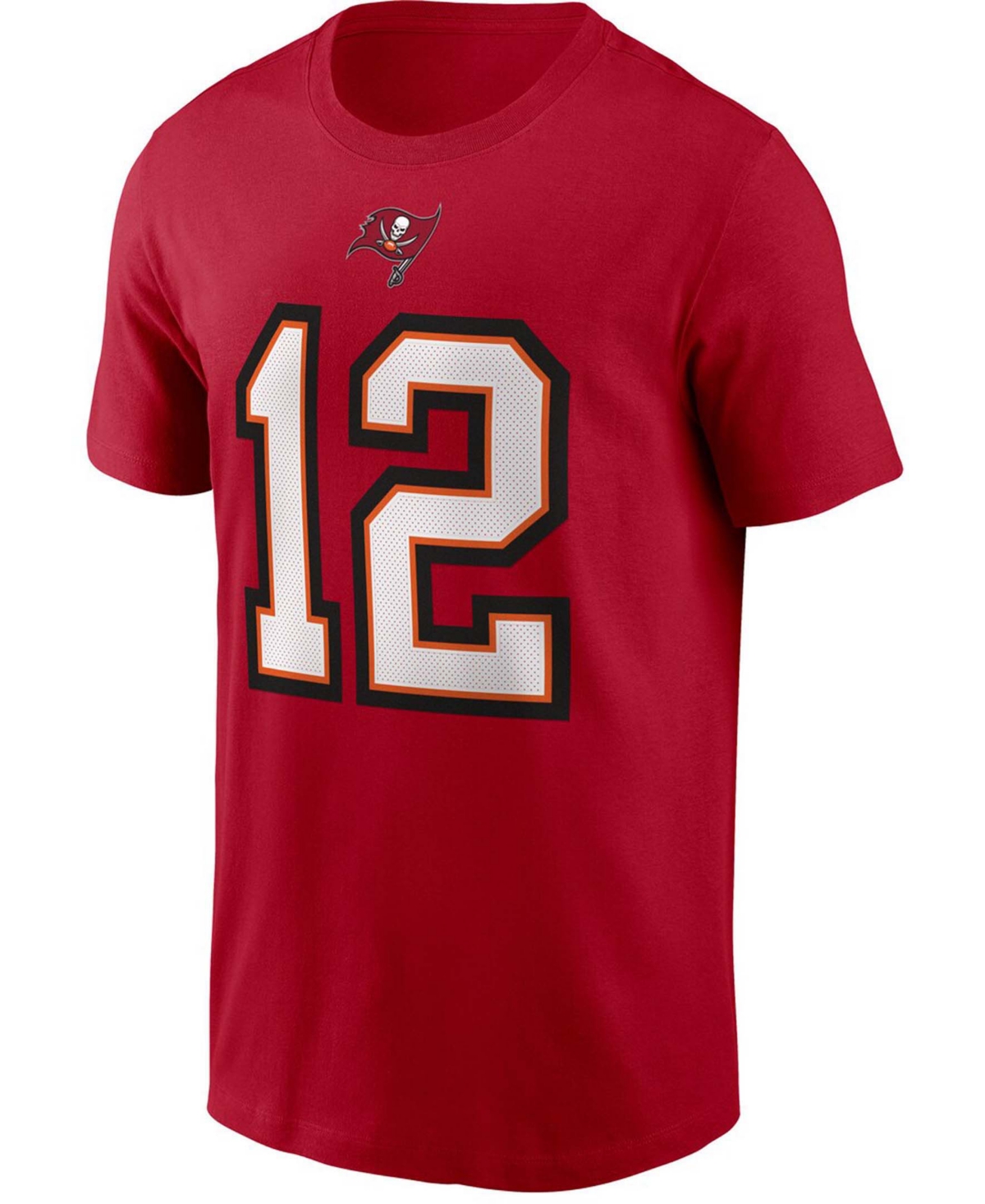 Shop Nike Men's Tom Brady Red Tampa Bay Buccaneers Name Number T-shirt