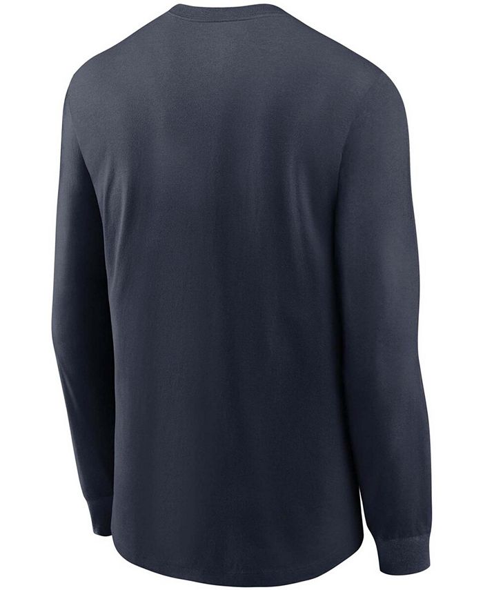 Nike Men's Navy Chicago Bears Primary Logo Long Sleeve T-shirt - Macy's