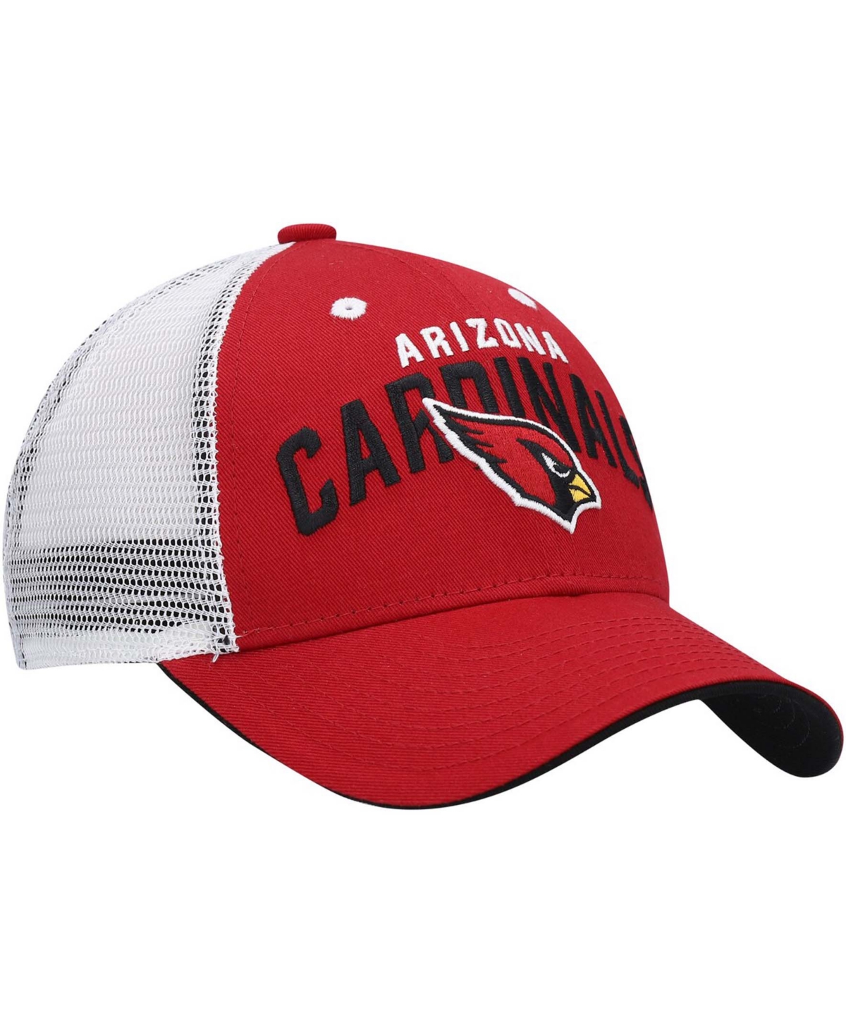 Shop Outerstuff Big Boys And Girls Cardinal, White Arizona Cardinals Core Lockup Snapback Hat