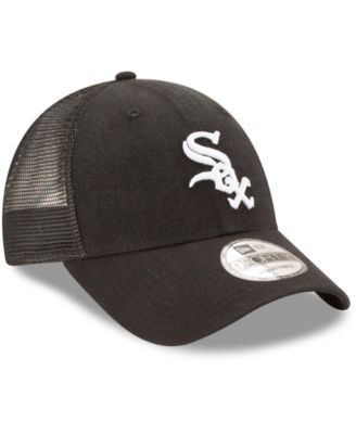 Men's Black Chicago White Sox Trucker 9Forty Adjustable Snapback Hat