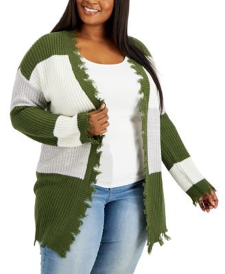 macys plus size sweater coats