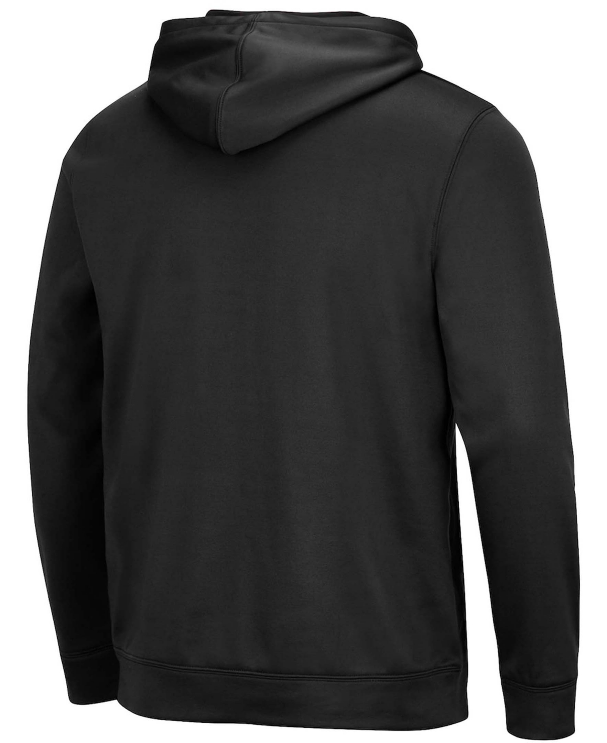 Colosseum Men's Black Texas Tech Red Raiders Lantern Pullover Hoodie In Black