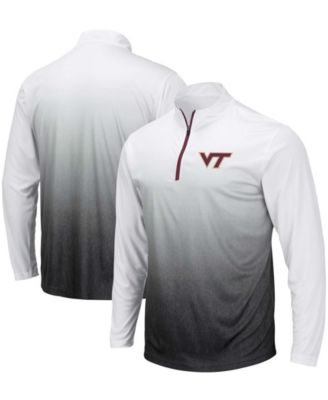Men's Gray Virginia Tech Hokies Magic Team Logo Quarter-Zip Jacket