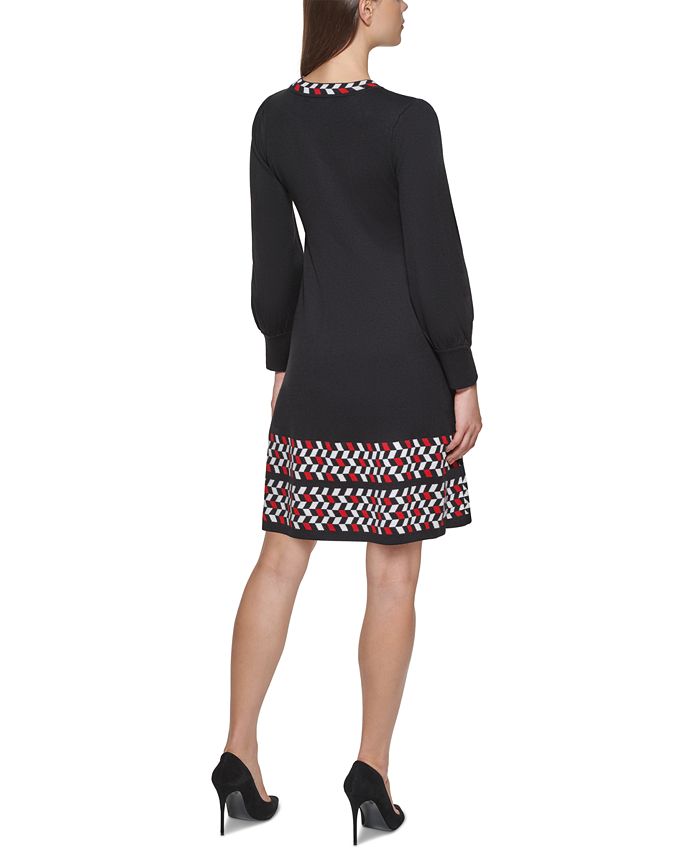 Jessica Howard Petite Printed Sweater Dress Macy's