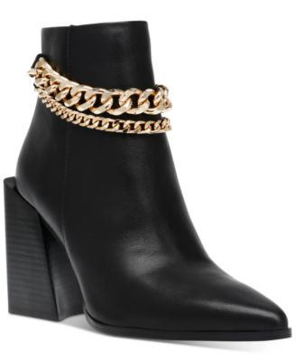 steve madden black boots macys