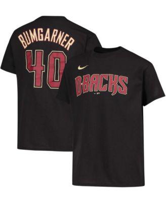 Youth Arizona Diamondbacks Madison Bumgarner Nike Black Player Name &  Number T-Shirt