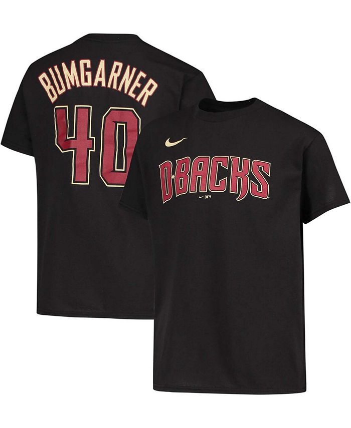 Youth Nike Madison Bumgarner Black Arizona Diamondbacks Player Name &  Number T-Shirt 