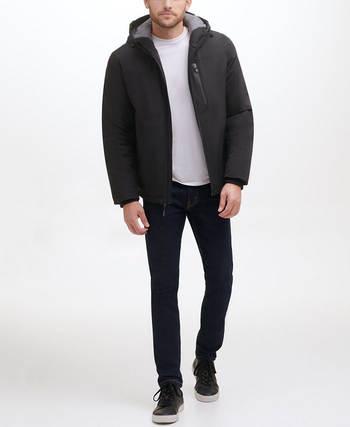 Cole haan rubberized hooded clearance jacket