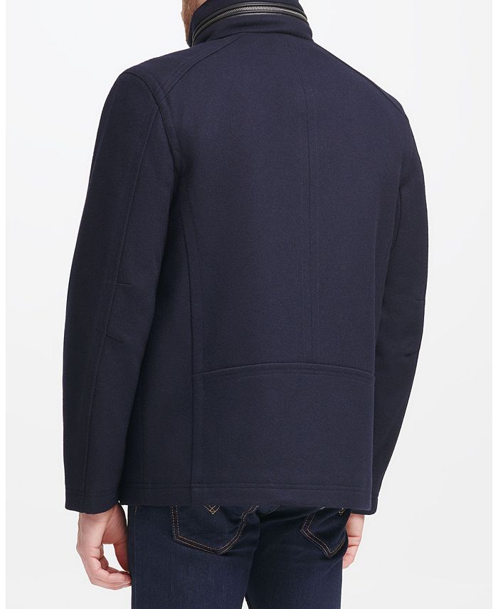 Cole Haan Men's Melton Wool Trucker Jacket - Macy's