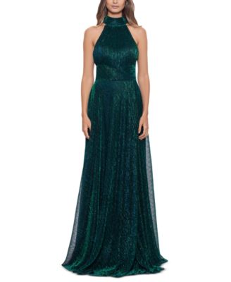 Metallic Halter Gown