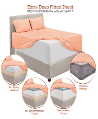 Extra Deep Pocket Microfiber 6-Pc. Sheet Set, Full