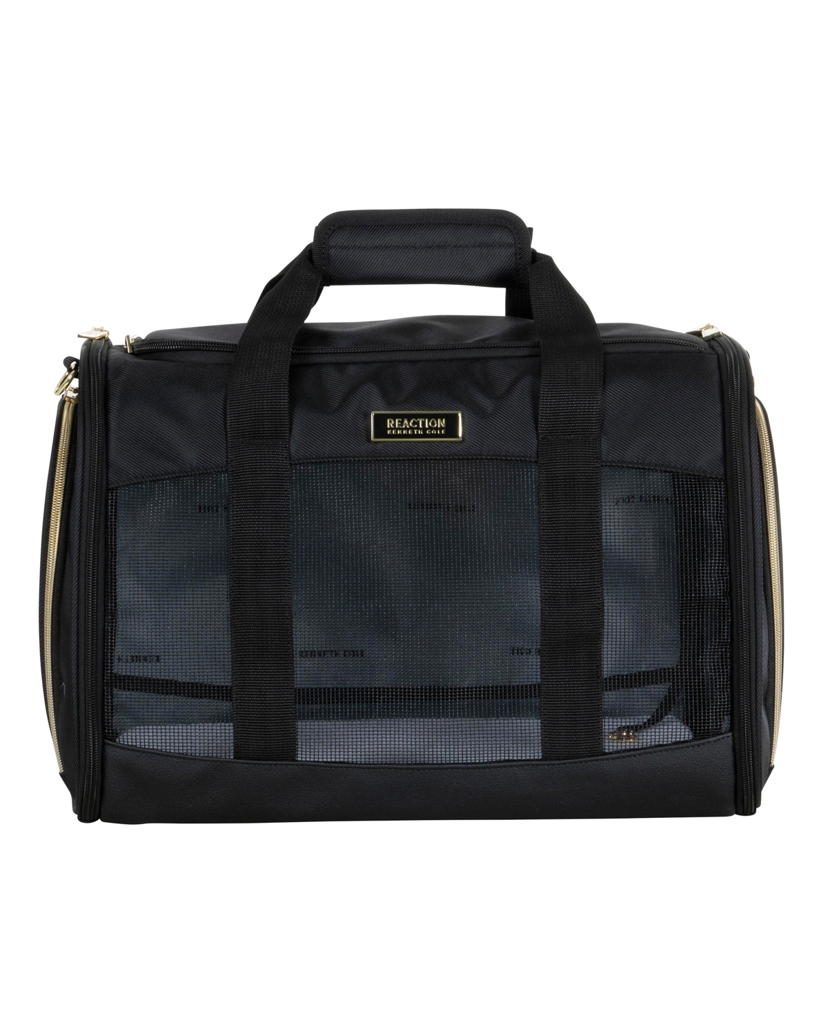 Soft Sided Multi-Entry Collapsible Travel Pet Carrier Duffel With Removable Lining