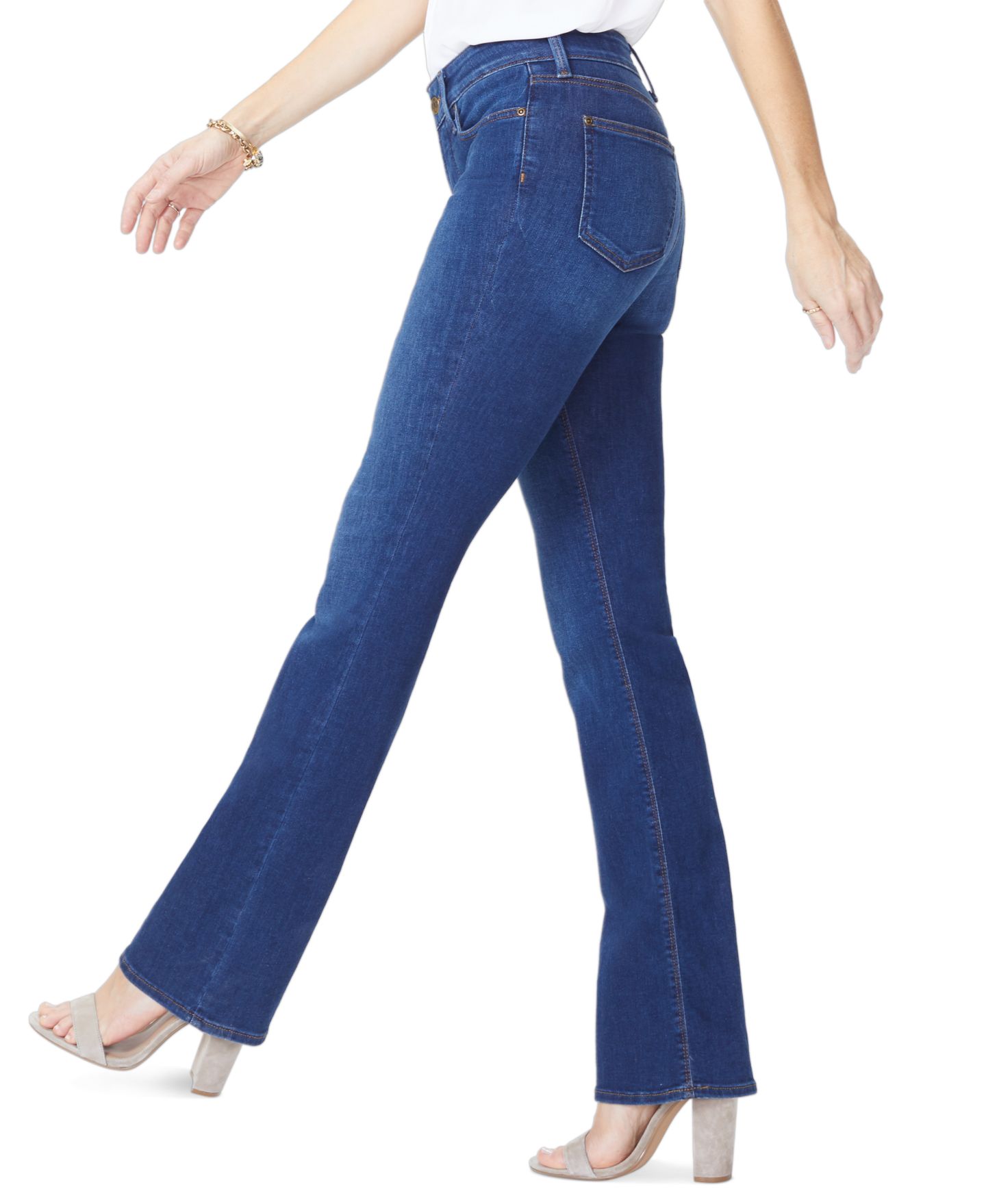 Женские джинсы NYDJ Barbara Bootcut High-Rise Tummy-Control Denim Jeans, цвет: Quinn — фото 2