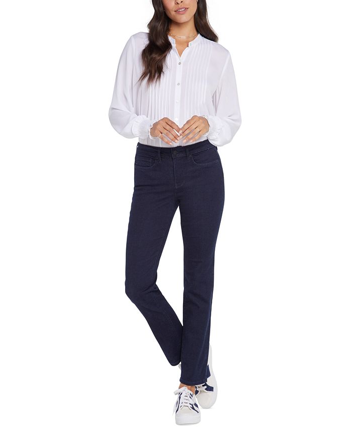 NYDJ Tummy Tuck Jeans Made for Real Women w/ Curves Boot Cut Dark
