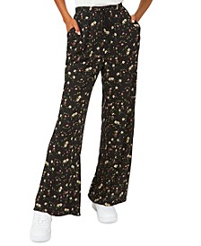 Bryce Floral-Print Ribbed Pants, Created for Macy's